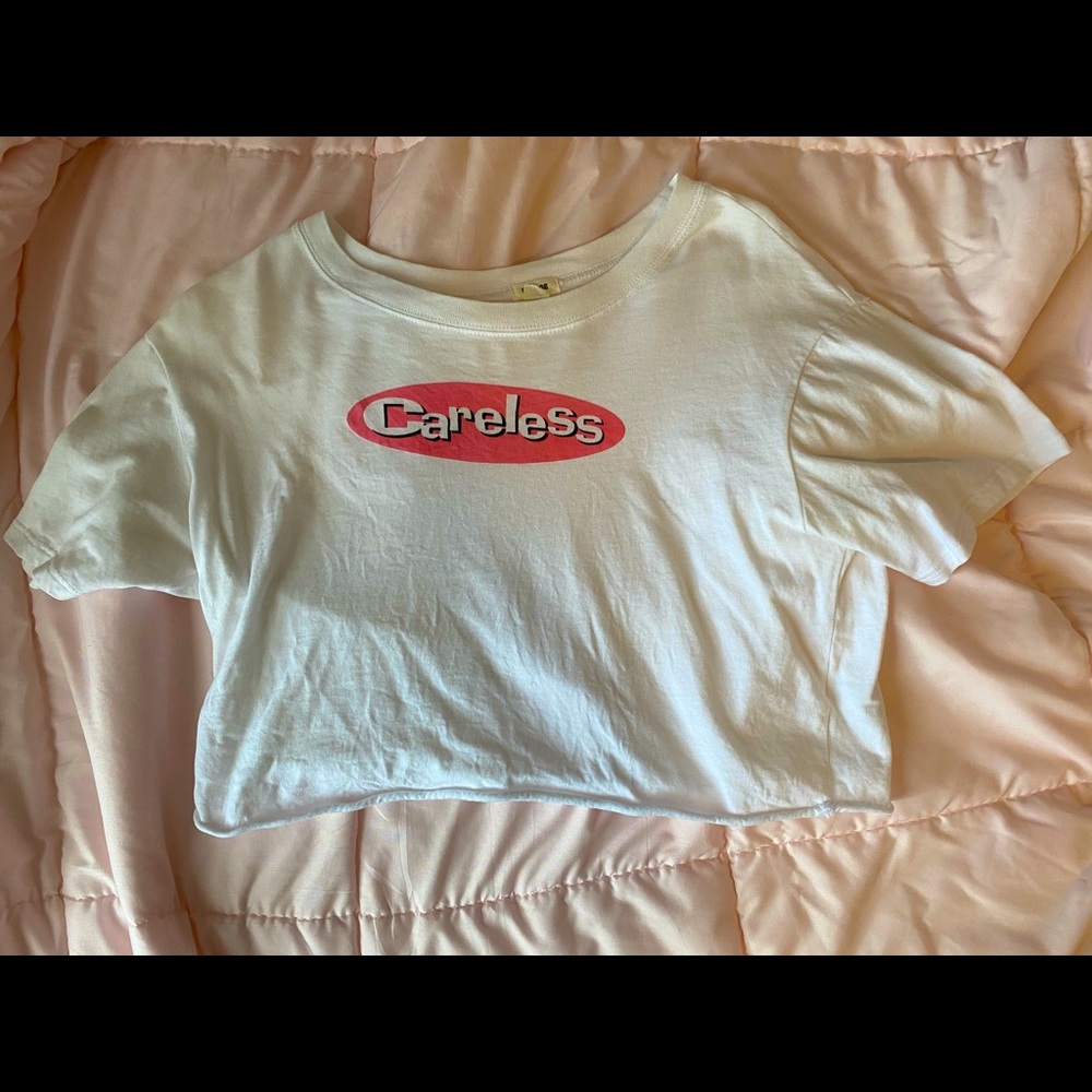 Garage “Careless” Clueless-inspired crop tee